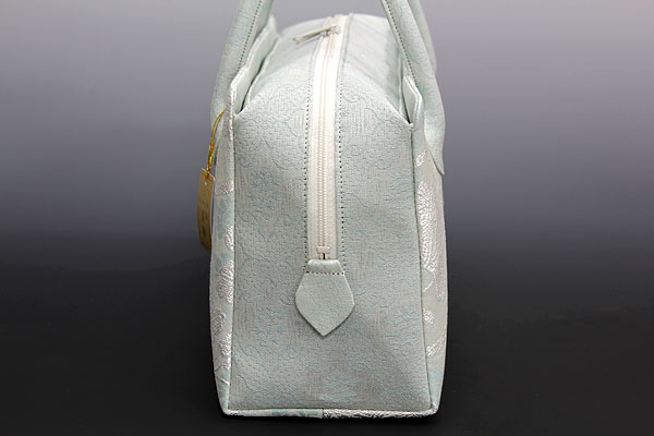 【京都きもの.com】　お洒落！弥栄織物 帯地使用　利休バック 18