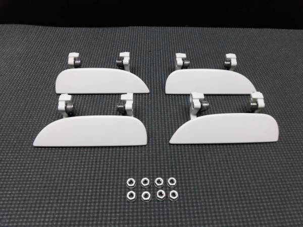 L250S ミラ ドア アウターハンドル 4個 W09 ホワイト