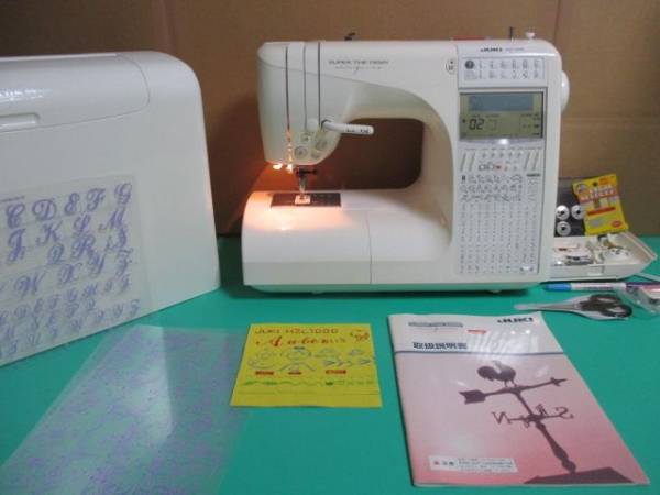 美品 好調 JUKI ミシン MAX HZL-1000 自糸切 自動糸調子