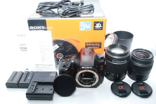 極上品★ソニー SONY α６５ 純正 ダブルズームキット★元箱付
