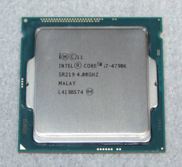 中古 Intel Core i7-4790K 4.0-4.4G 4Core 1150 Devil's Canyon 中古