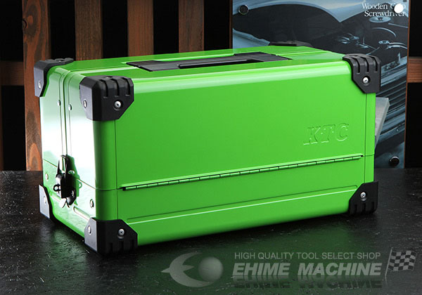 [送料無料]KTC 両開きメタルケース EK-10AGR2 工具箱 グリーン※