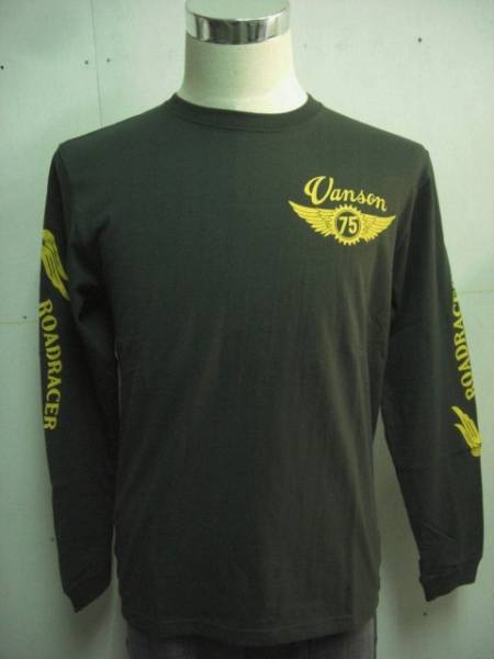 vanson cycle works L/SＴシャツ サイズXL グリーン新品