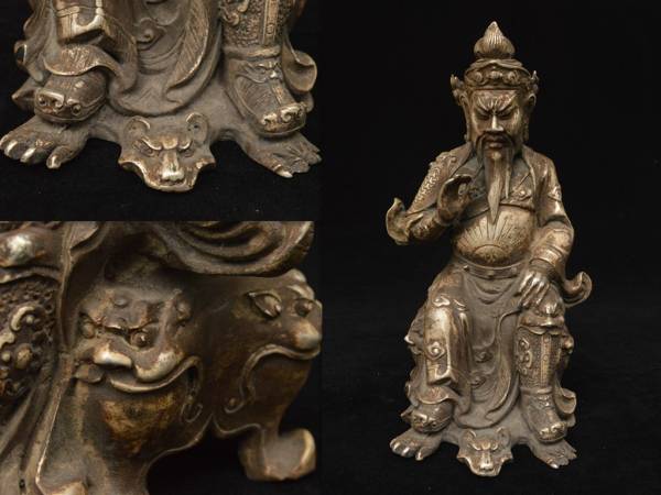 三国志、三国志銅像、三国志ブロンズ像、三国志関羽像、関羽武将像