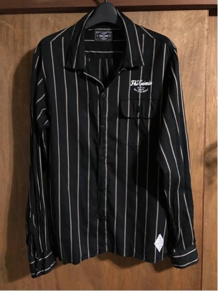 美品 crime オープンカラーシャツ サイズ L