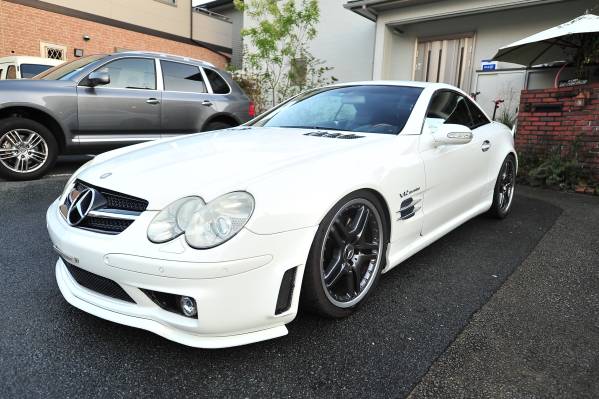 Mベンツ SL500 AMG SL65仕様 エアサス ETC レーダー 検2年