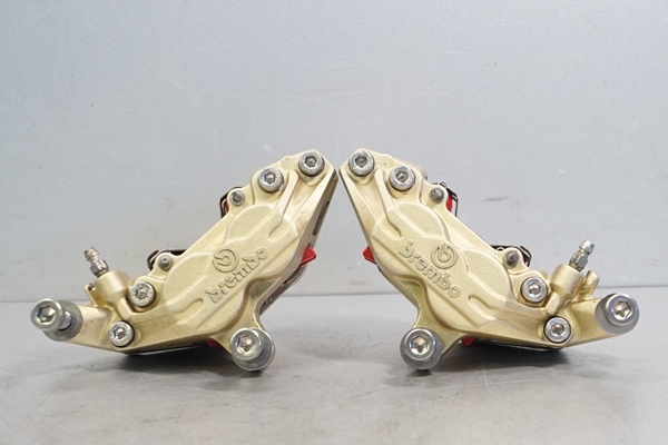 SR400☆社外 ブレンボ 4POT フロントブレーキキャリパー☆Pn25A