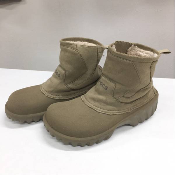 美品 crocs クロックス ムートンブーツ M9 27cm 秋冬 人気モデル