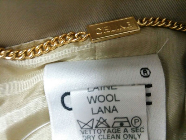 ベージュ CELINE ジャケット セリーヌ ウィメンズ デザイナー CELINE