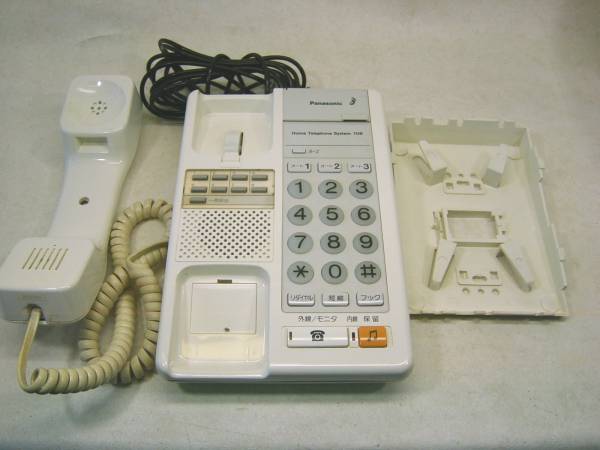 Panasonic ホームテレホン108L形ボタン電話機 VJ-411L 中古品(電話機 