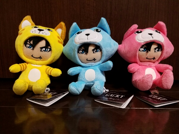 [933] 新品 gackt がくっち 着ぐるみマスコット 3種セット