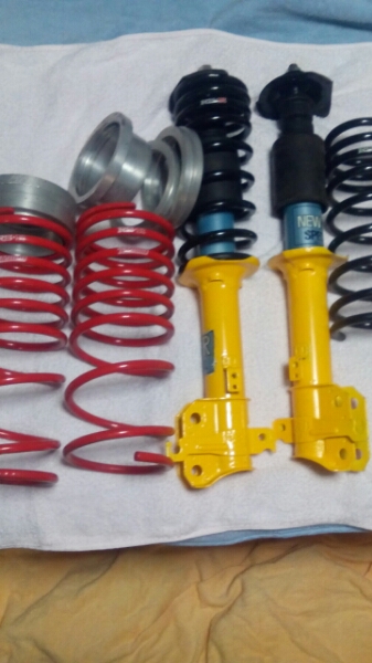 L700ミラRSRリア車高調スペーサ式とカヤバNewスペ.L900.800に