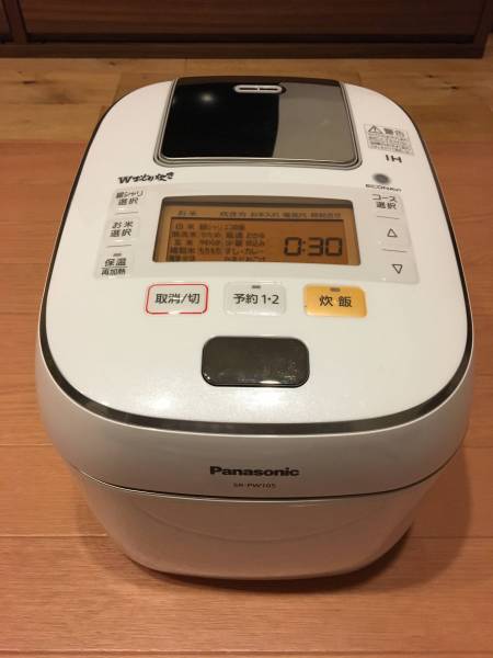 パナソニック炊飯器 Wおどり炊き SR-PW105 2016年製 美品 Panasonic SR