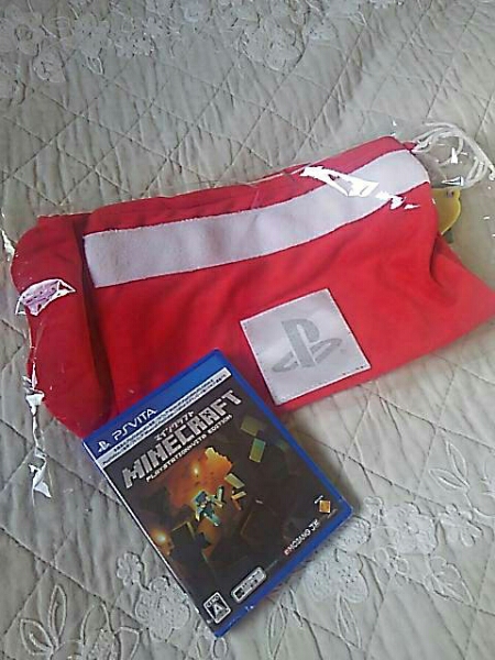 ☆PSVITA マインクラフト&デカくつした☆新品・未開封品!