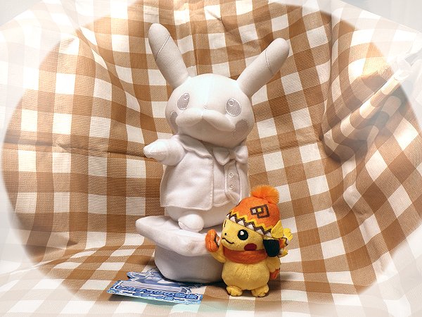 ポケモン★ピカチュウの雪像～クラーク像～★ぬいぐるみ★限定品