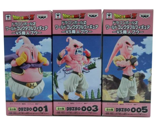 ドラゴンボールZ ワールド コレクタブルフィギュア 魔人ブウ 3種