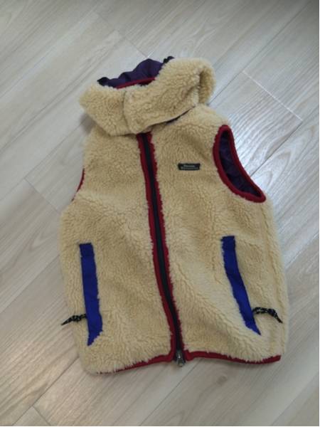 デニム&ダンガリー ボア ベスト リバーシブル 120 DD