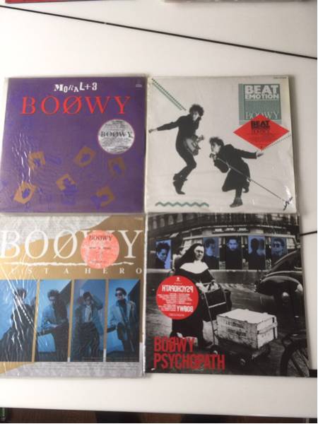 レア！BOOWY レコード LP 4枚