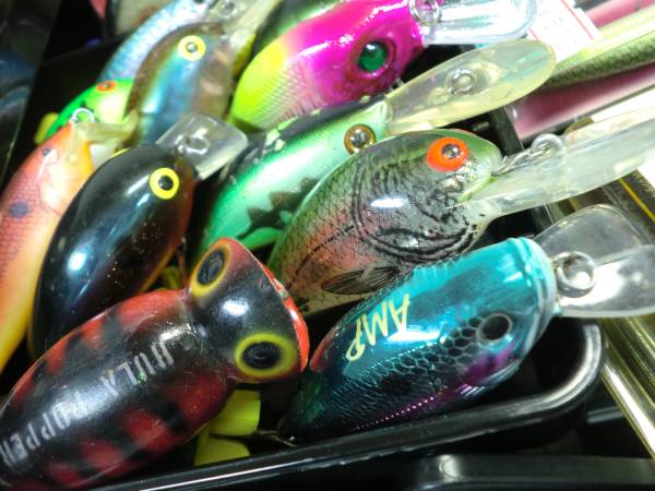売切り】 まとめて ルアー新品中古ボックスセット 50個以上