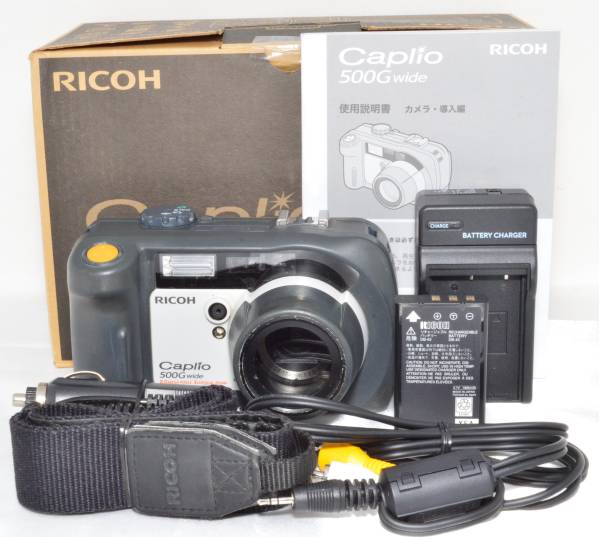 スマホ転送OK 動作OK RICOH Caplio 500G Wide 防水