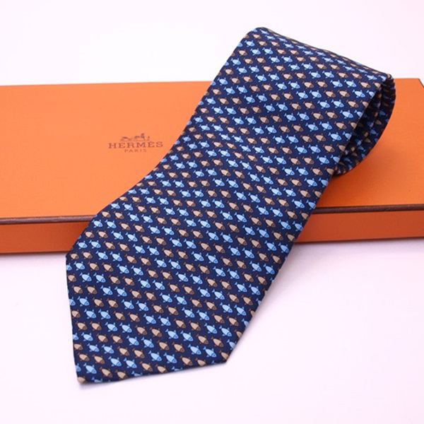 ネクタイ エルメス 未使用 シルク 中古 Sランク HERMES 細身 チェーン