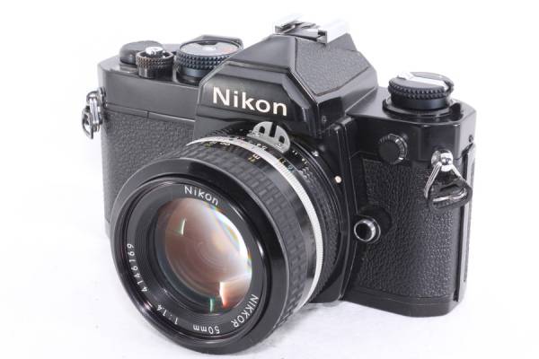 【絶好調 美品】ニコンNikon FM 希少ブラック/レンズ 35mm 1:2.8
