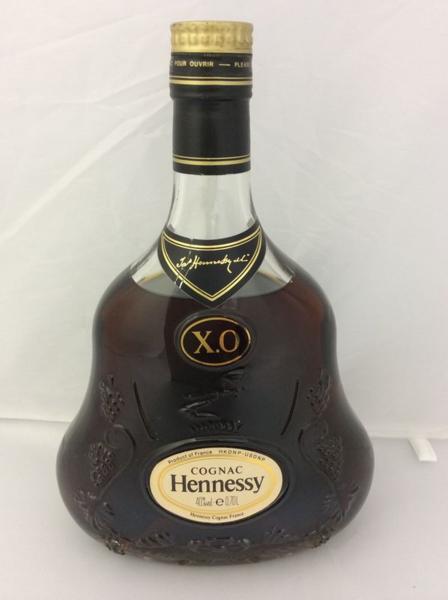 ◇3111/ヘネシー XO 金キャップ クリアボトル 飲料 ブランデー