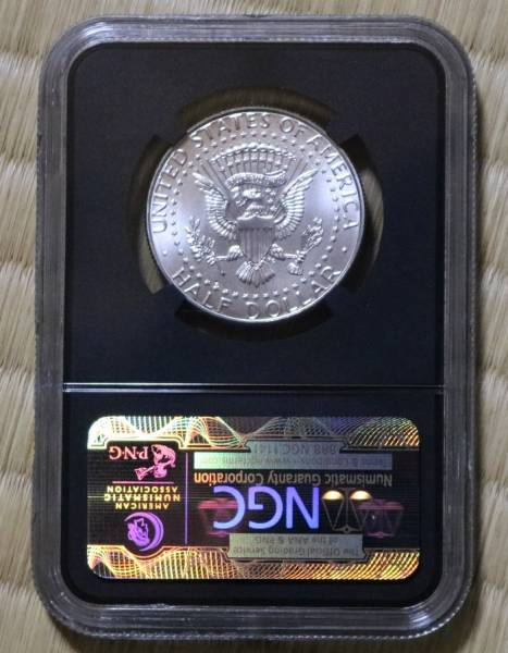 アメリカ銀貨 2014-D NGC SP70 ケネディ貨発行50周年記念 ER アメリカ