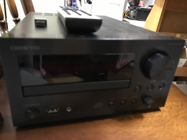 美品中古 ONKYO CR-N755 CDプレイヤー ネットワーク 黒 USB付き ONKYO