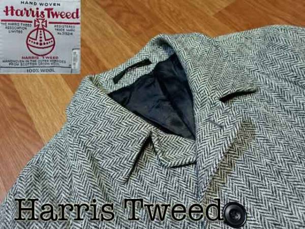 極美品！ハリスツイードコート XL