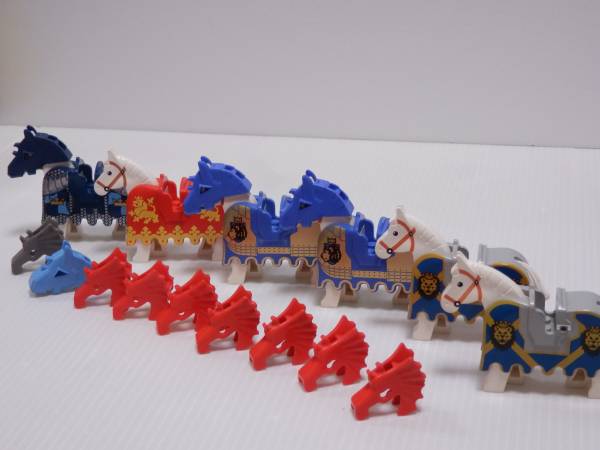 ＠馬6頭 プロテクター ホースメット付き お城 キャッスル