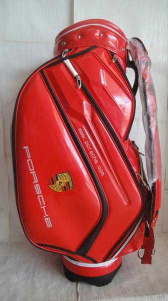 porsche□ポルシェ ゴルフ□レッド□キャディバッグ ほぼ未使用