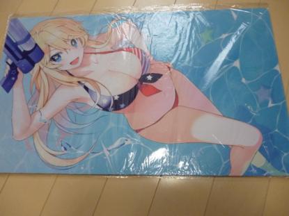 プレイマット　ラバーマット　艦これ　アイオワ　C90　白詰草