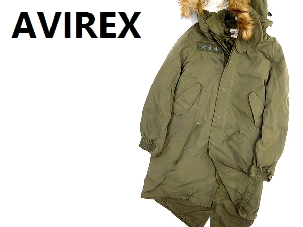 新品 earth music&ecology×AVIREX 3WAY ファー付 モッズコートS