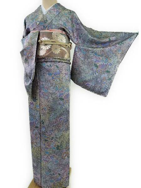 ゆめsaku 辻ヶ花“東京ますいわ屋謹製”辻が花 小紋 y-9