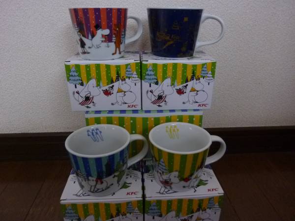 ムーミン★ケンタッキー★マグカップ４種コンプリートパック