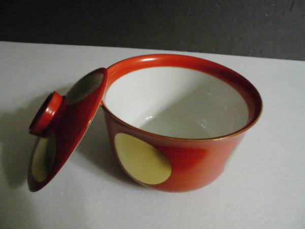 たち吉 雑煮椀(蓋付き）5客セット 未使用品 ,るい色雑煮椀です