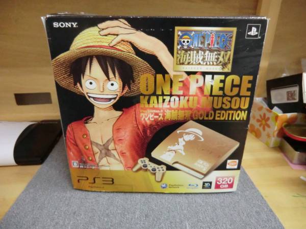 □PS3 CECH-3000B ワンピースオリジナルモデル 同梱なし 12-85