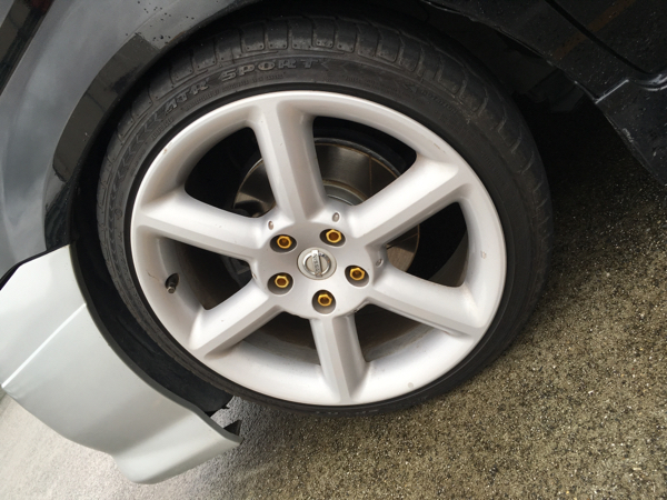 直接取引限定 Z33 フェアレディZ純正18インチ アルミホイール