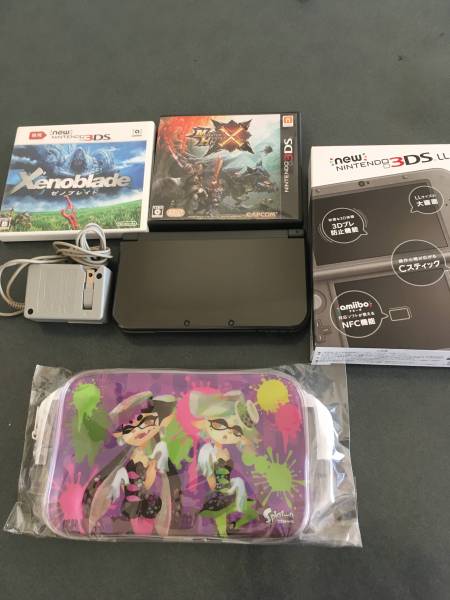 NEW3DSLL MHXXセット new3DSLL モンハンクロス 専用充電器 レビューで