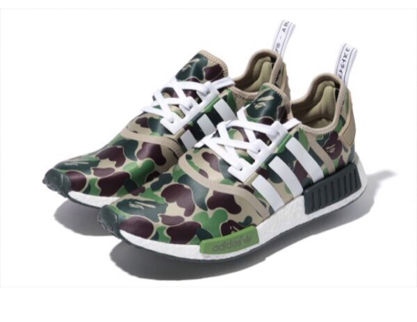 国内正規 adidas NMD R1 Bape 26.5cm us8.5 エイプカモ BA7326
