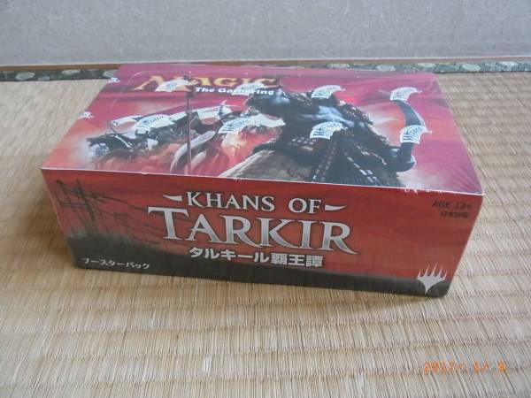 タルキール覇王譚　日本語版　ブースターボックス　1箱 タルキール覇王譚 日本語版 ブースターパック BOX 新品 マジック