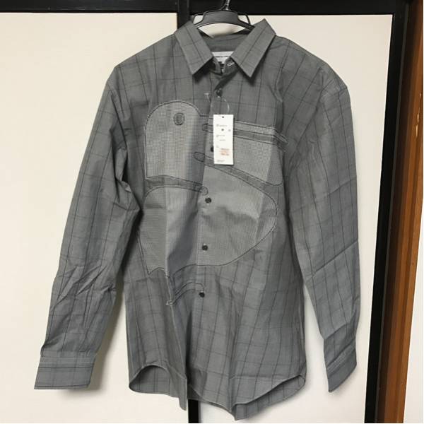 激安大特価，格安 コムデギャルソンシャツCOMMEdesGARCONSSHIRT長袖シャツ(Mサイズ)｜売買されたオークション情報、yahooの商品情報をアーカイブ公開 - オークファン 男性用