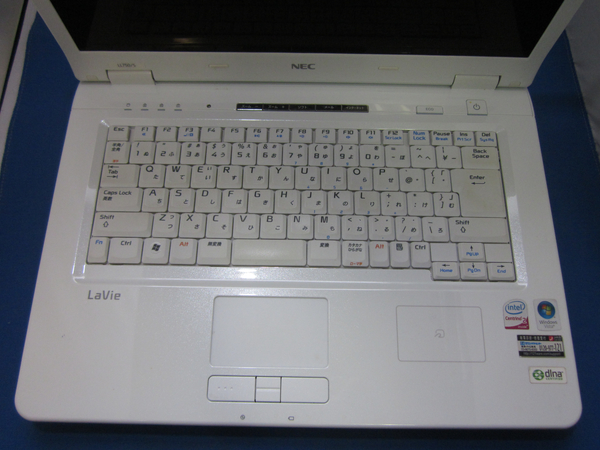 ジャンク NEC Lavie LL750/S Core2Duo P8600 2GB HDD無