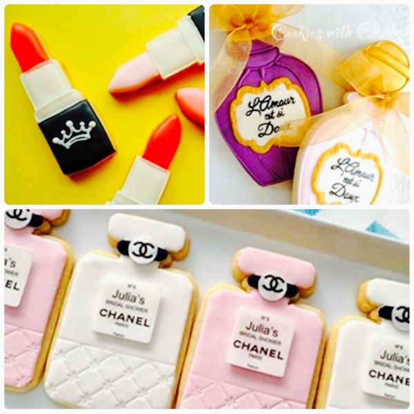 シャネルお好きな方に 口紅 香水４点クッキー型クッキーカッター_2