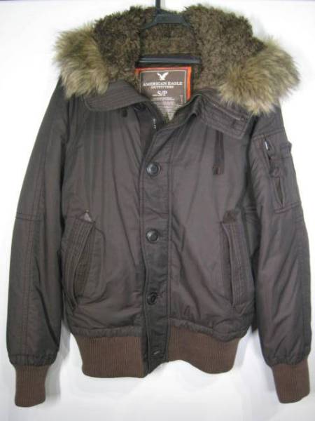 美品★AMERICAN EAGLEアメリカンイーグル/ファージャケット起毛