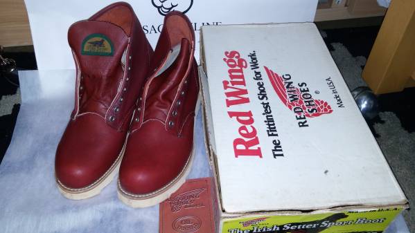 ほぼデッド半円犬タグ レッドウイング8166 7.5D beams別注9872