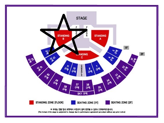 2/24(金)●2PM●2PM CONCERT ‘6Nights’●B区1~47番1枚