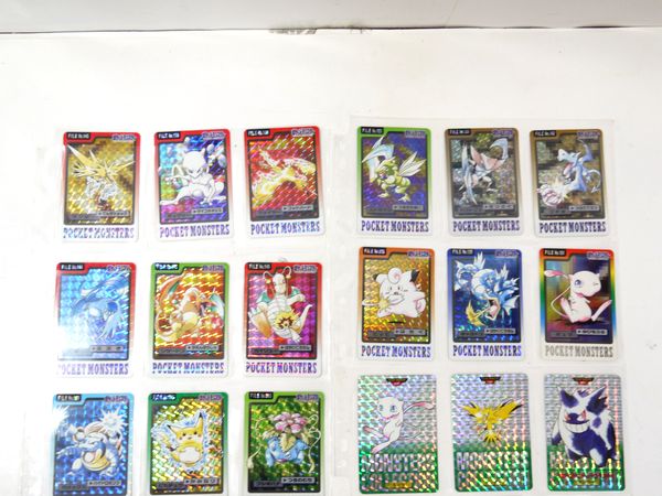 ポケモン　カードダス　初期　1996、97年　約200枚　ダブりなし 希少 97年 ポケモンカードダス キラ 17枚 全種類 まとめ 希少 97年