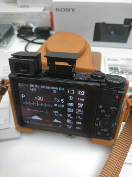 SONY DSC-HX90V ボディジャケットLCJ-HWA付き 極上美品